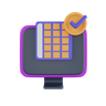 spreadsheet emoji 3d
