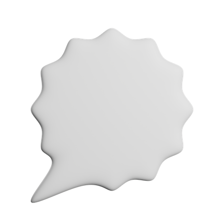 Sprechblase  3D Icon