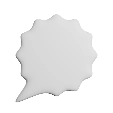 Sprechblase  3D Icon