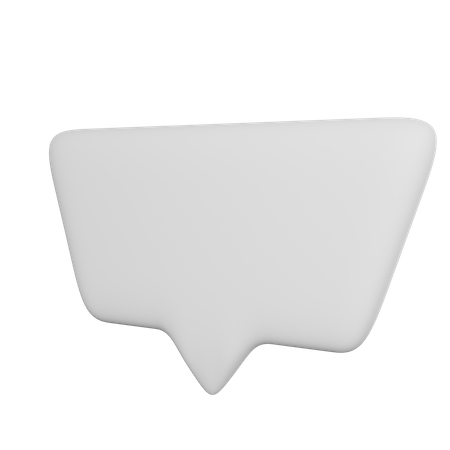 Sprechblase  3D Icon