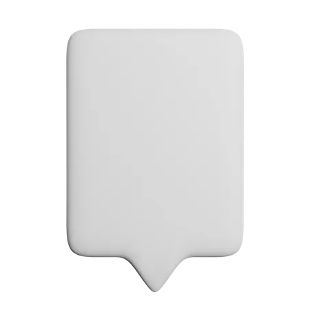 Sprechblase  3D Icon