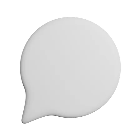 Sprechblase  3D Icon