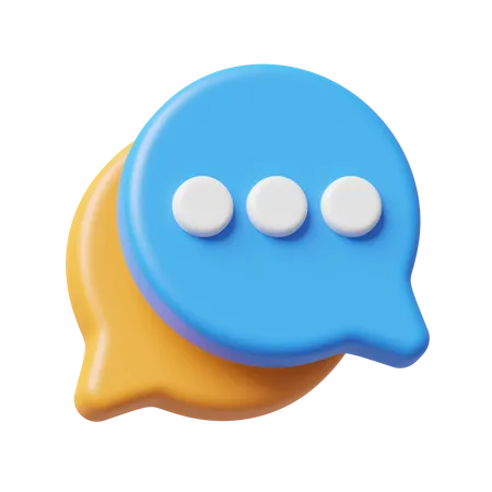 Sprechblase  3D Icon