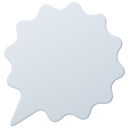 Sprechblase  3D Icon