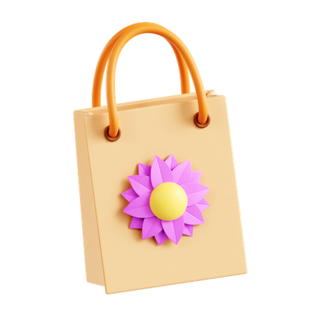 Spring Bag  3D Icon