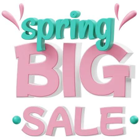 Spring Big Sale  3D Icon