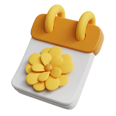 Spring Calendar  3D Icon