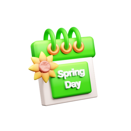 Spring Day  3D Icon