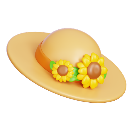 Spring Hat  3D Icon