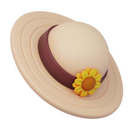 Spring Hat  3D Icon
