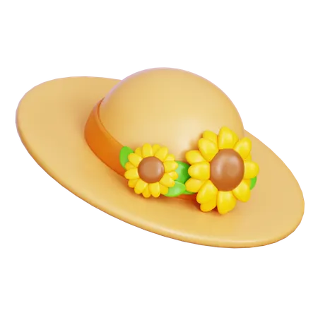 Spring Hat  3D Icon