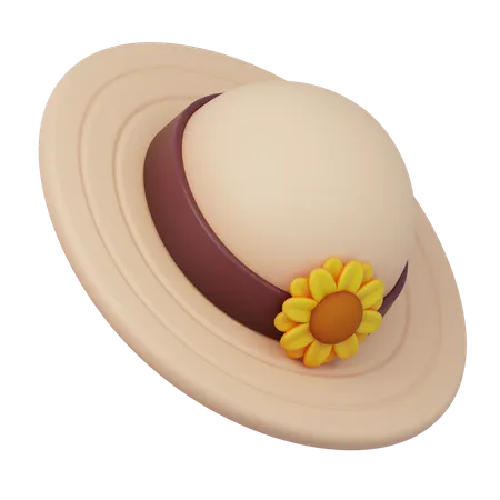 Spring Hat  3D Icon
