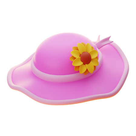 Spring Hat  3D Icon