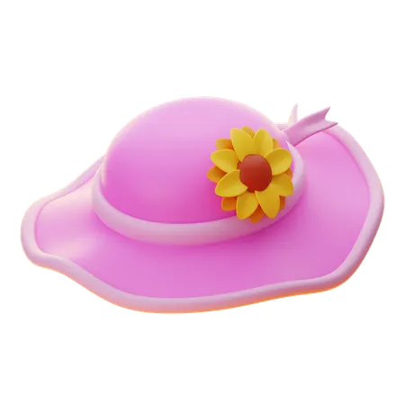 Spring Hat  3D Icon