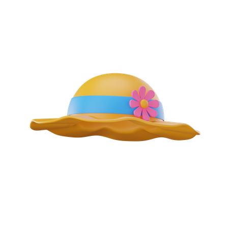 Spring Hat  3D Icon
