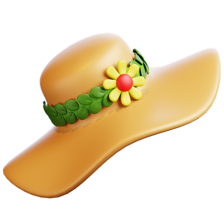 Spring Hat  3D Icon