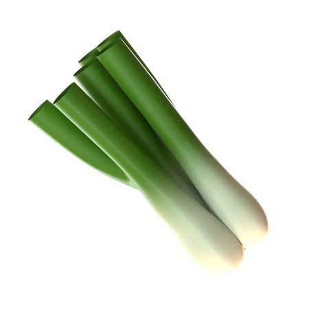 Spring Onion  3D Icon