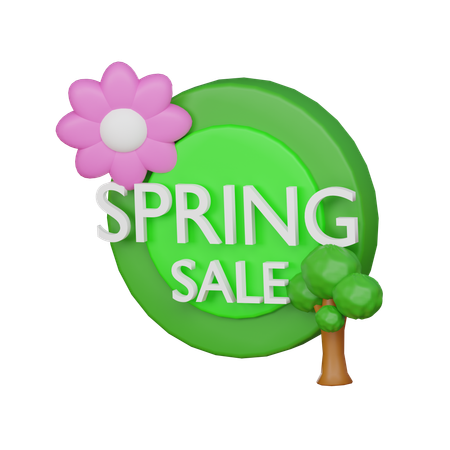 Spring sale  3D Icon