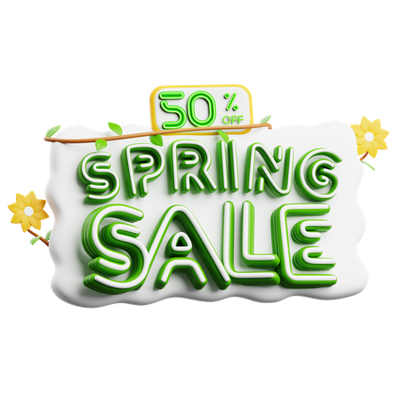 Spring Sale  3D Icon