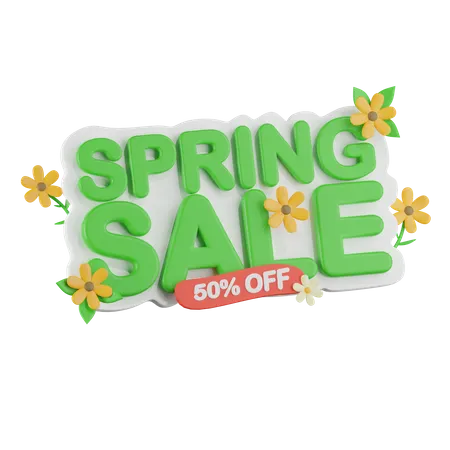 Spring Sale  3D Icon