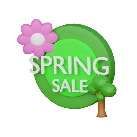 Spring sale  3D Icon