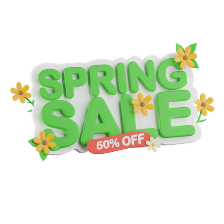 Spring Sale  3D Icon