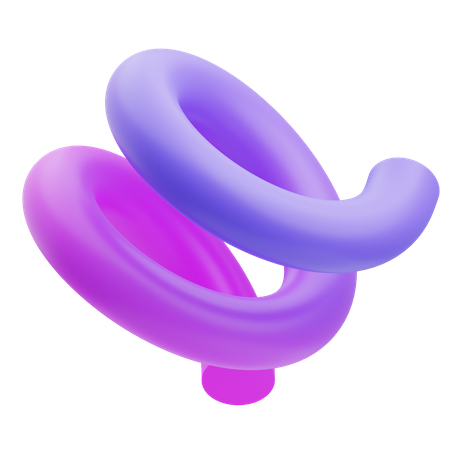 Spring Shape  3D Icon