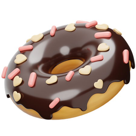Sprinkled Donuts  3D Icon