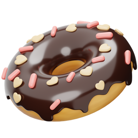 Sprinkled Donuts  3D Icon