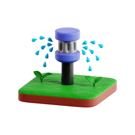 Sprinkler  3D Icon