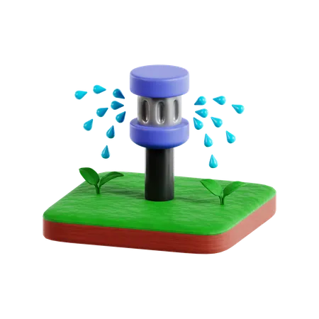 Sprinkler  3D Icon