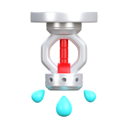 Sprinkler contra incêndio  3D Icon