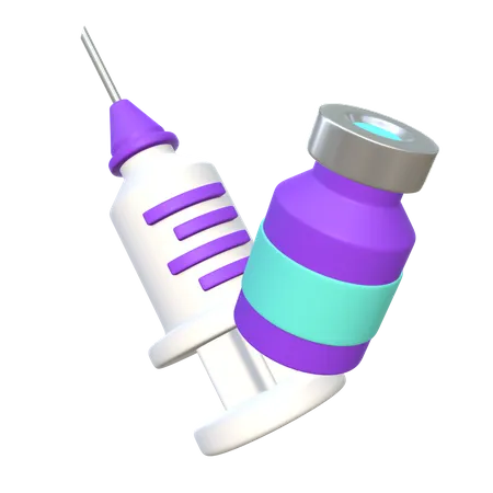 Spritze  3D Icon