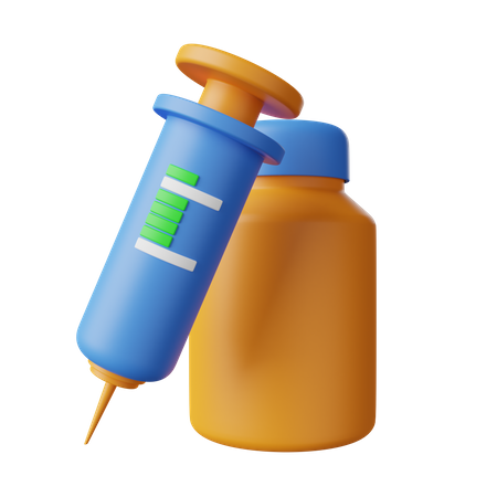 Spritze  3D Icon