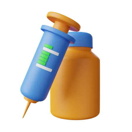 Spritze  3D Icon