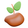 3d sprout illustration