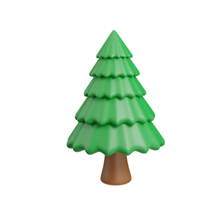 Spruce Tree  3D Icon