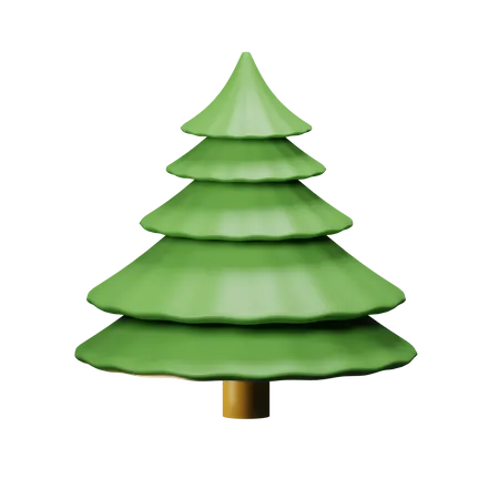 Spruce Tree  3D Illustration