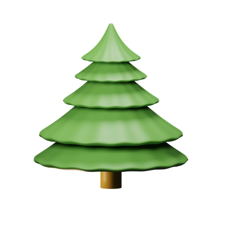 Spruce Tree 3D Illustration