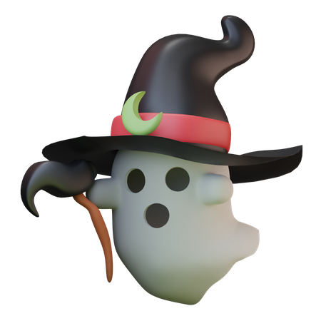 Spuk mit Hut  3D Icon