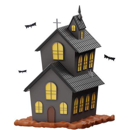 Spukhaus  3D Icon