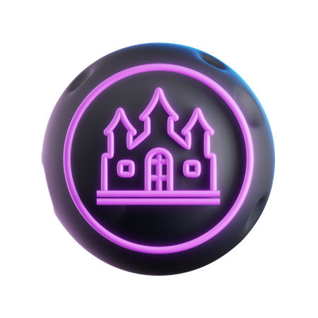Spukhaus  3D Icon