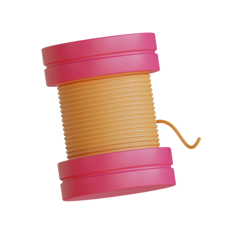 Spulendraht  3D Icon
