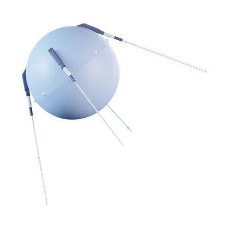 Sputnik  3D Icon