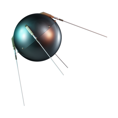 Sputnik  3D Icon