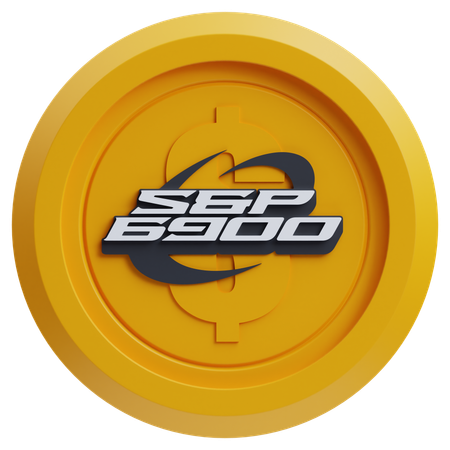 Criptomoeda spx6900  3D Icon