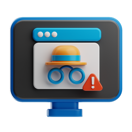 Spyware  3D Icon