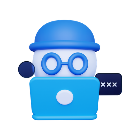 Spyware  3D Icon