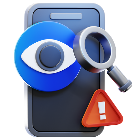 Spyware Software  3D Icon
