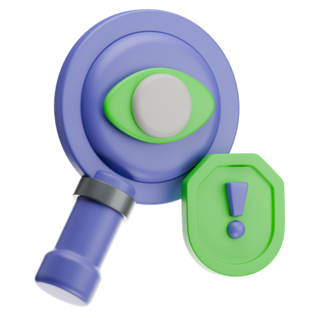 Spyware Software  3D Icon
